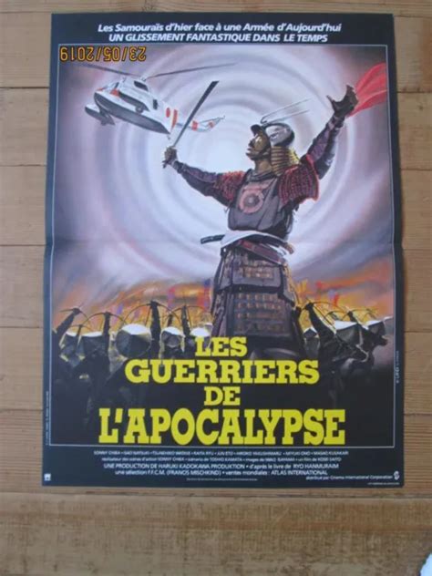 LES GUERRIERS DE L APOCALYPSE Affiche originale cinéma pliée f 40 60