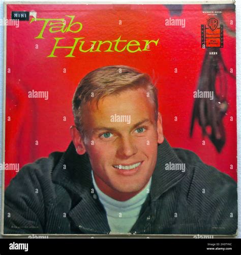 Tab Hunter 1958 Lp Original Vinyl Record Stock Photo Alamy