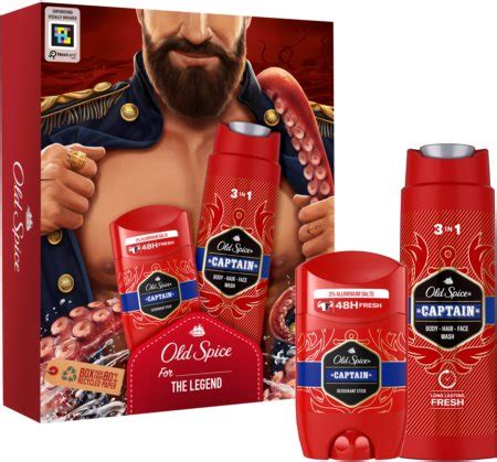 Old Spice Captain Dark Captain Coffret Cadeau Pour Homme Notino Be