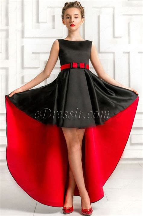 Black Red Sleeveless Wedding Flower Girl Dress 27195900 Edressit