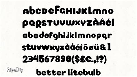 Better Litebulb Font Youtube