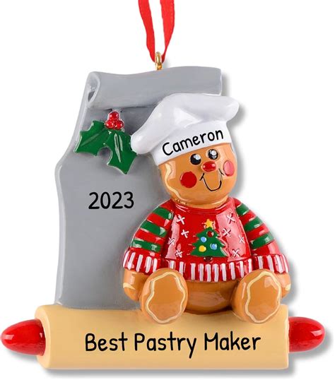 Ornaments By Elves Personalized Gingerbread Baker