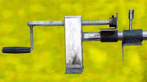 How To Make Quick Action Clamp Homemade Long Bar Clamp Youtube