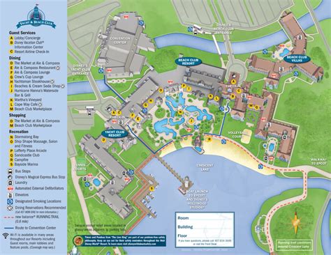 Disney Beach Club Map