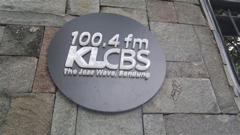 Radio Branding Materials Outdoor Sign Klcbs Fm Bandung