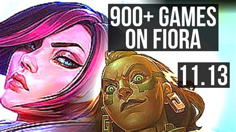 Fiora Vs Illaoi Top 6 0 4 2 1m Mastery 900 Games Dominating Na Diamond V11 13 Youtube