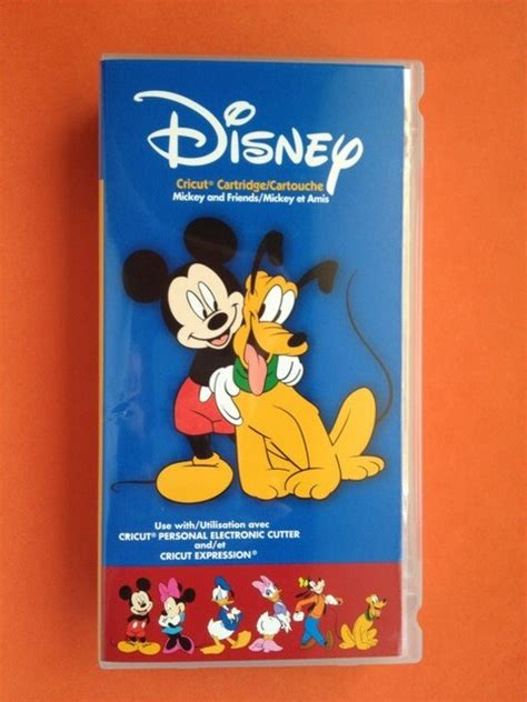 Cricut Disney Mickey Mouse And Friends Shapes Cartridge Brand New Sealed Ebay