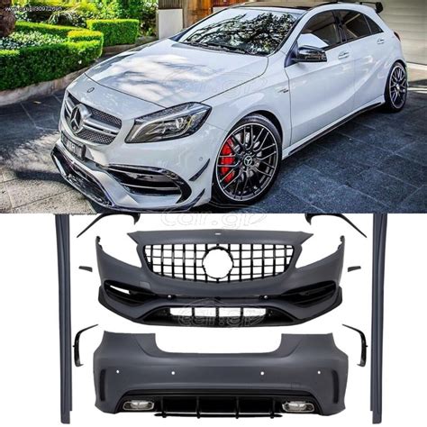 Car Gr Body Kit Mercedes A Class W176 2012 2018 Facelift A45 Design