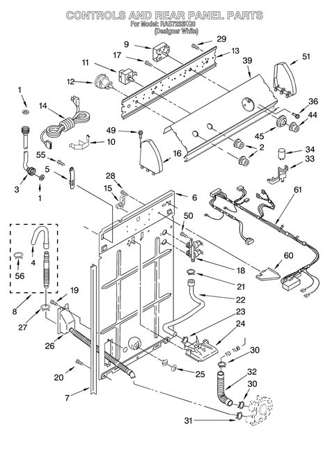 Roper Washing Machine Parts Diagram Hanenhuusholli