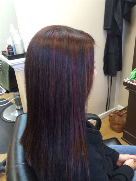 17 Best images about dark hair with highlights on Pinterest | Red ...