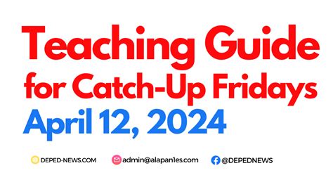 Grade 3 Teaching Guide For Catch Up Fridays April 12 2024