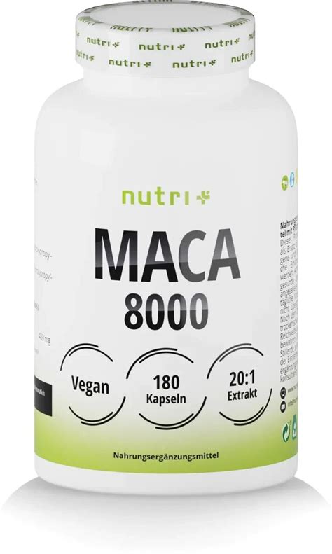 Nutri Plus Maca 8000 Kapseln 60 Stk Ab 9 99 € Preisvergleich Bei