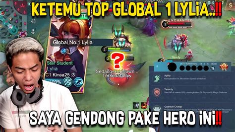 LAGI SOLO RANK MALAH KETEMU TOP GLOBAL 1 LYLIA CUYY YouTube