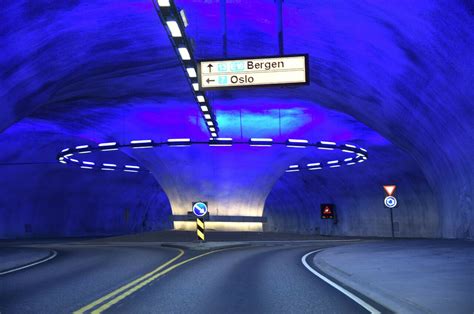 Der Laerdaltunnel Mit Kilometern L Nge Der L Ngste Stra Entunnel