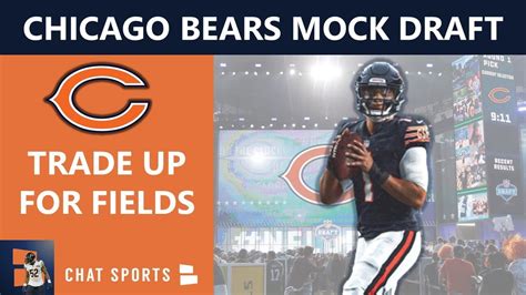 Bears Mock Draft With Trades 2021 Nfl Mock Draft For Chicago Featuring