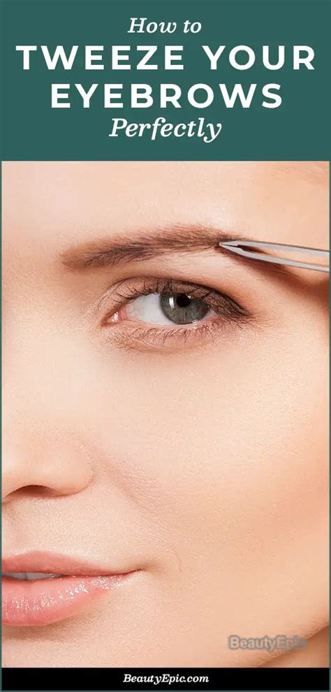 How To Tweeze Your Eyebrows Perfectly At Home