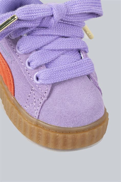 Fenty X Puma Creeper Phatty Infant Toddler Lavender Alert Red Gum Blends