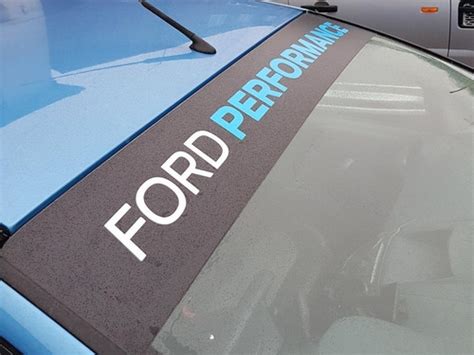 Testeira Ford Performance Adesivo Parabrisa Parcelamento Sem Juros