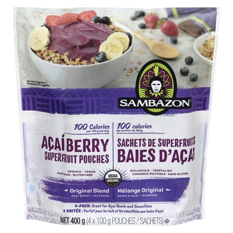 Sambazon Acai Juice Smoothie Recipe Dandk Organizer