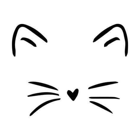 Cat Whiskers | Throw Pillow | heartlocked's Artist Shop Easy Doodles Drawings, Cute Easy ...