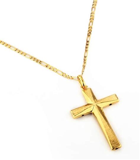 xtszlfj Religiosa Cruz Jesús Colgante Collar crucifijo Oro Hombres