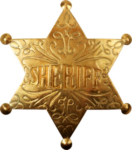 Sheriff Badge Png Transparent Image Download Size 440x500px