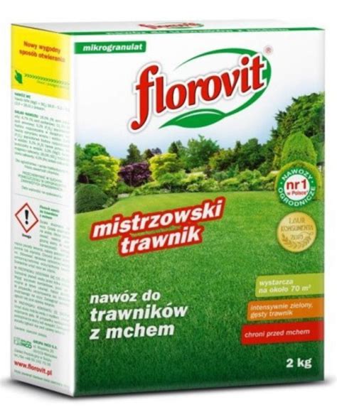 Naw Z Do Trawnik W Z Mchem Elazo Kg Florovit Ogrodnik Pl