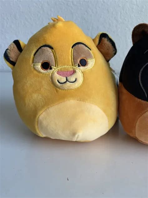 SET OF 3 Squishmallows 7 Disney Lion King Scar Nala Simba Soft Plush