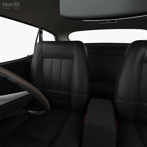 Ford Falcon GT Coupe with HQ interior and engine 1976 3D model - Download Sports car on 3DModels.org