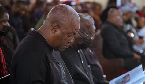 Photos Akufo Addo Mahama And Others Mourn Wife Of Late General Akuffo