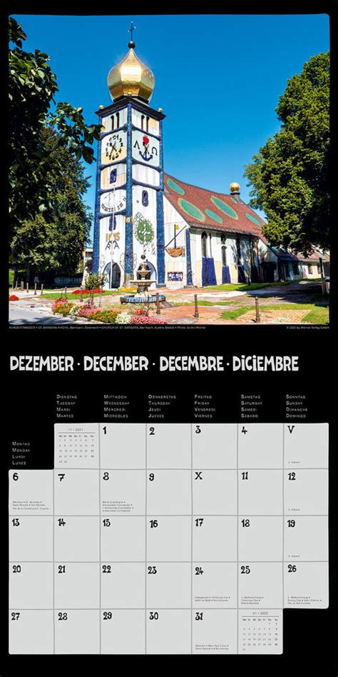 Buy the Hundertwasser Grid Calendar Architecture 2021