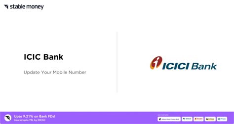 Steps To Change Icici Bank Mobile Number Online