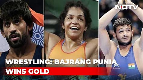 CWG 2022 Wrestling Hat Trick Bajrang Punia Sakshi Malik And Deepak