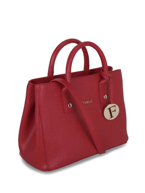 Furla Linda Saffiano Leather Mini Bag Totes Bags BHR7RUBY