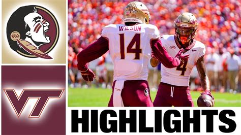 5 Florida State Vs Virginia Tech Highlights College Football Week 6