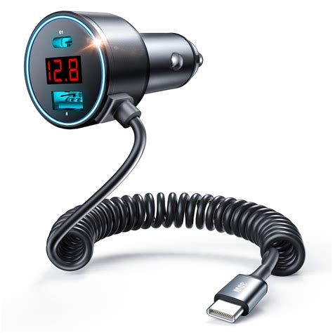 Usb C Car Charger 75w Metal 3 Port Super Fast Car Charger Adapter Pd And Qc30 Built