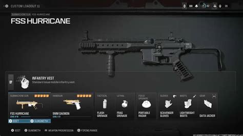 Best FSS Hurricane Loadout Attachments And Perks In MW3 And Warzone