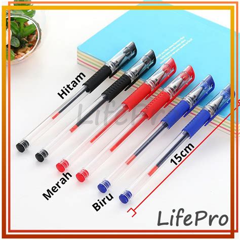 Jual Lifepro Pulpen Polpen Bolpen Bulpoin Bolpoin Gel Ink 0 5Mm Alat