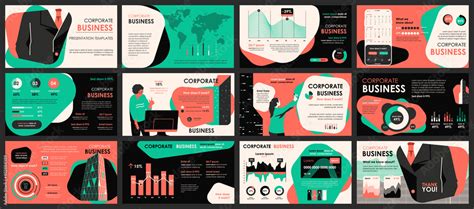 Business meeting presentation slides templates from infographic ...