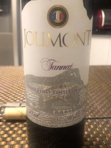 Jolimont R Serva Especial Tannat Demi Sec Vivino Us