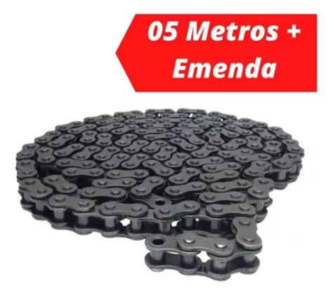 Corrente Asa 80 1 Caixa 05 Metros Rex 01 Emenda Frete grátis