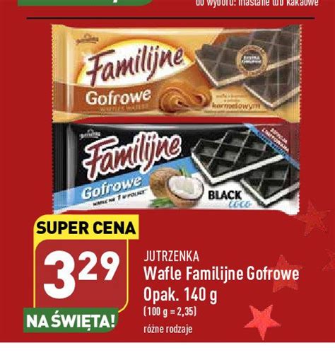 Wafle Gofrowe Black Coco Jutrzenka Familijne Cena Promocje Opinie