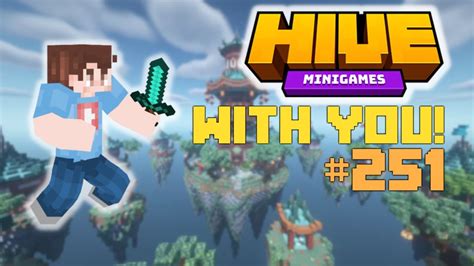 BEDWARS Minecraft Hive Minigames WITH YOU 251 YouTube