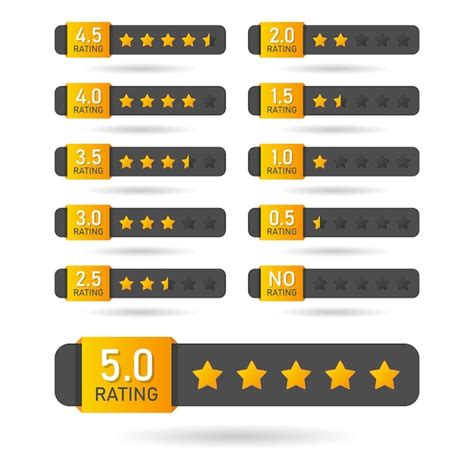 Premium Vector Review Rating Icon In Flat Style Customer Feedback