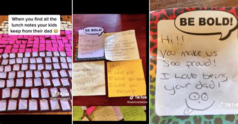 Mom Shares Moving Lunch Note Tradition Between Her Husband And