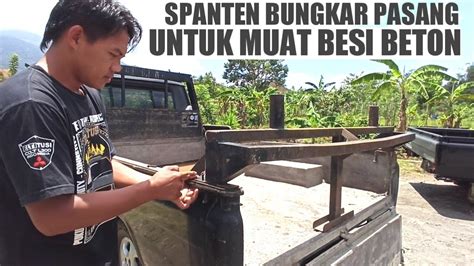 Spanten Bungkar Pasang Untuk Muat Besi Beton Youtube