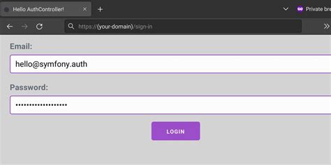 Symfony User Authentication Dev Community