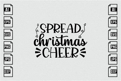 Spread Christmas Cheer Graphic By Eye Catch Design67 · Creative Fabrica