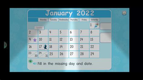 Starfall Calendar For January 9th 2022 Youtube