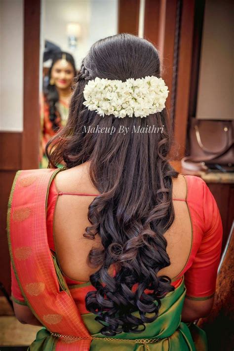 Pin By Almeenaprabhu On Pin Your Hair Engagement Hairstyles Front Hair Styles Traditional